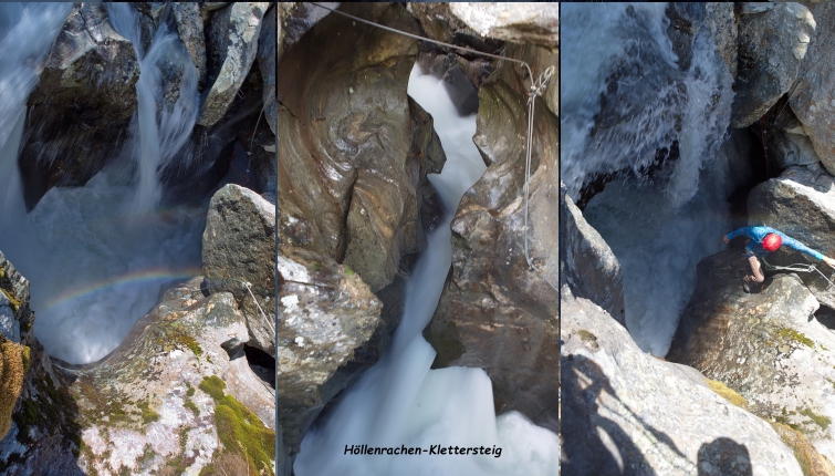Höllenrachen-Klettersteig, ein besonderes wenn auch kurzes  Erlebnis!