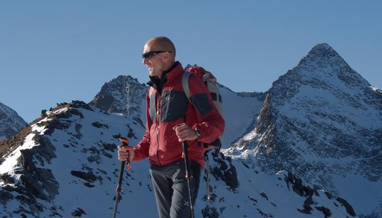  Am Gipfergrat, im Hintergrund der Lüsenser Fernerkogel.