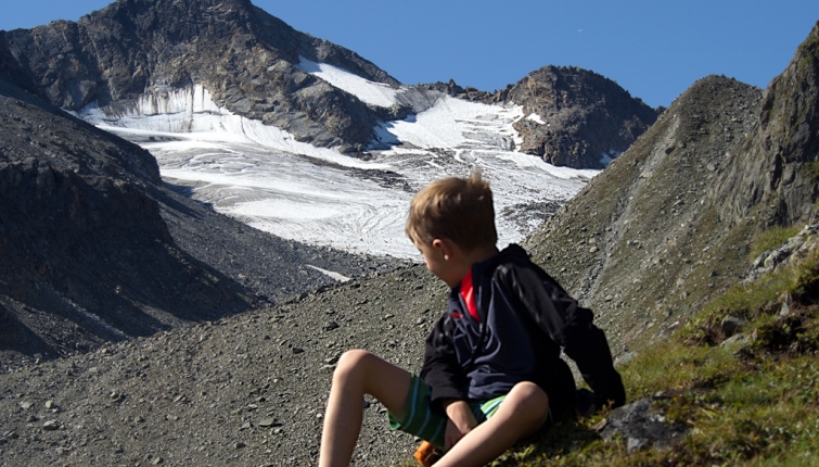 Sommerwandferner mit der Mittleren Kräulspitze