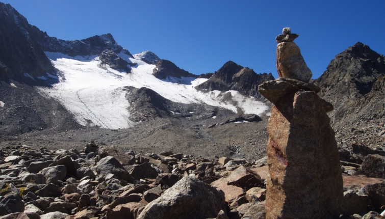 Sommerwandferner, Mittlere Kräulspitze und Innere Sommerwand