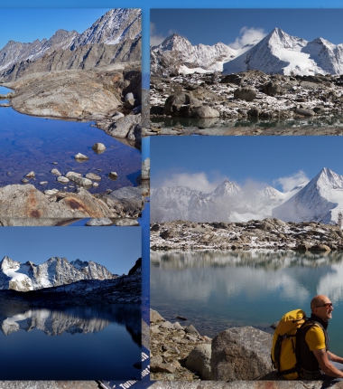 Dem Gletscherrückgang zu verdanken, der neue See am Weg zum Aperen Turm!