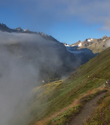 Gelegentlich schiebt sich die Wolkendecke höher herauf!