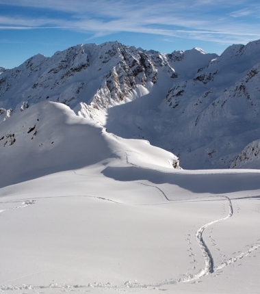 Schneedeckenbeobachtung im Horntal