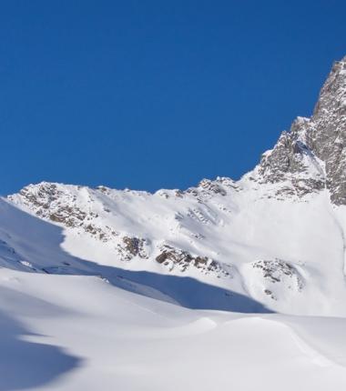 Grosses Horntaler-Joch - rechts die Hohe Villerspitze