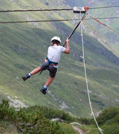  .. und für die Größeren eben der große Flying Fox!