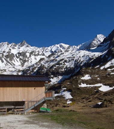 Der Blick ins Stiergschwez gibt einen Einblick in die derzeitige Schneesituation