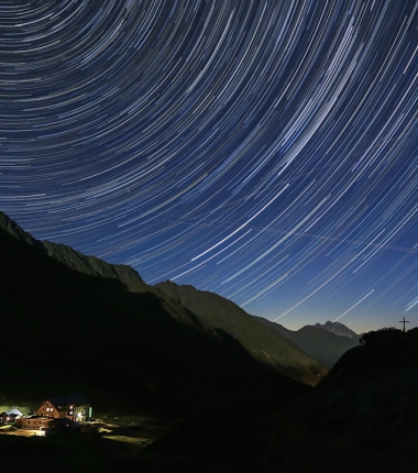  Der Sternenhimmel an die 5Stunden belichtet