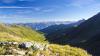 Am Sendersjöchel mit Blick ins Karwendel- hier beginnen die sehr anspruchsvollen Wegabschnitte! !