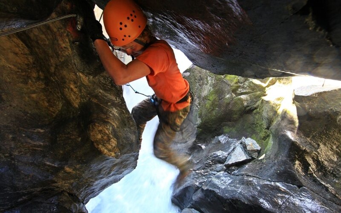 Fotoserie van de Höllenrachen-Klettersteig!