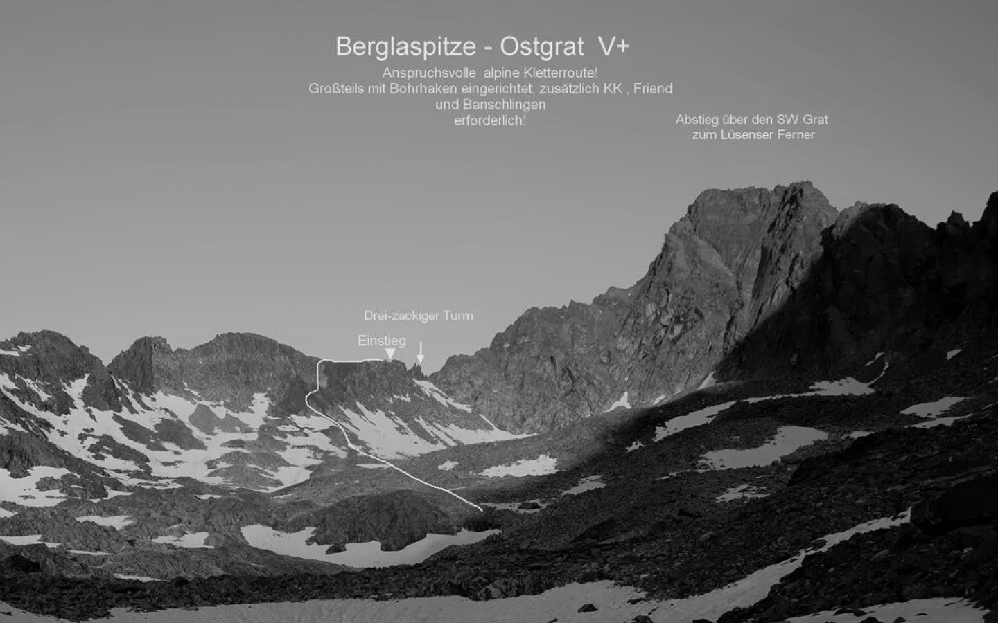 Berglasspitze East Ridge