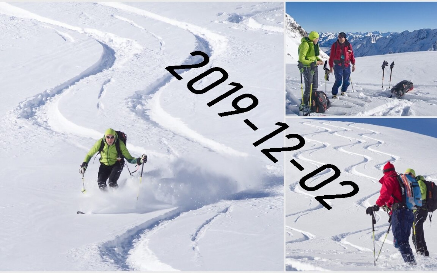 During the last heavy precipitation, the foehn storm stripped away most of the snowpack above about 2800m!!