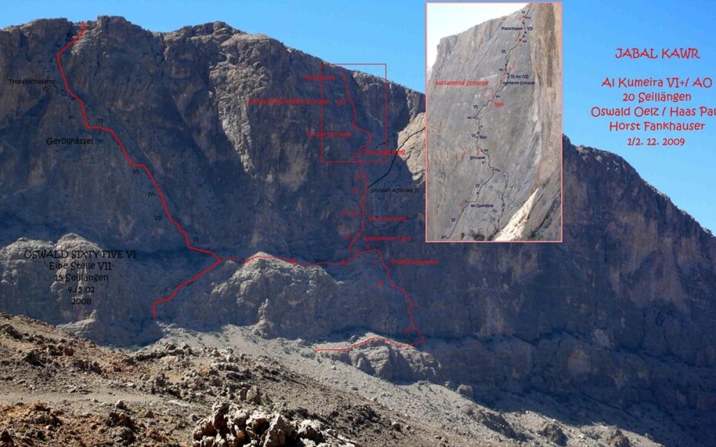 Eens iets anders: klimmen in het sultanaat Oman op het Arabisch Schiereiland!