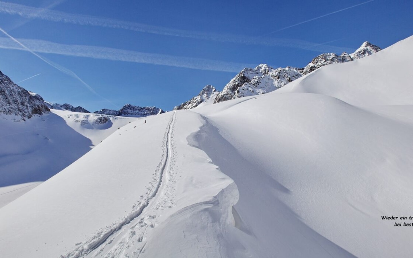 Sunshine, moderate avalanche danger and dream snow...