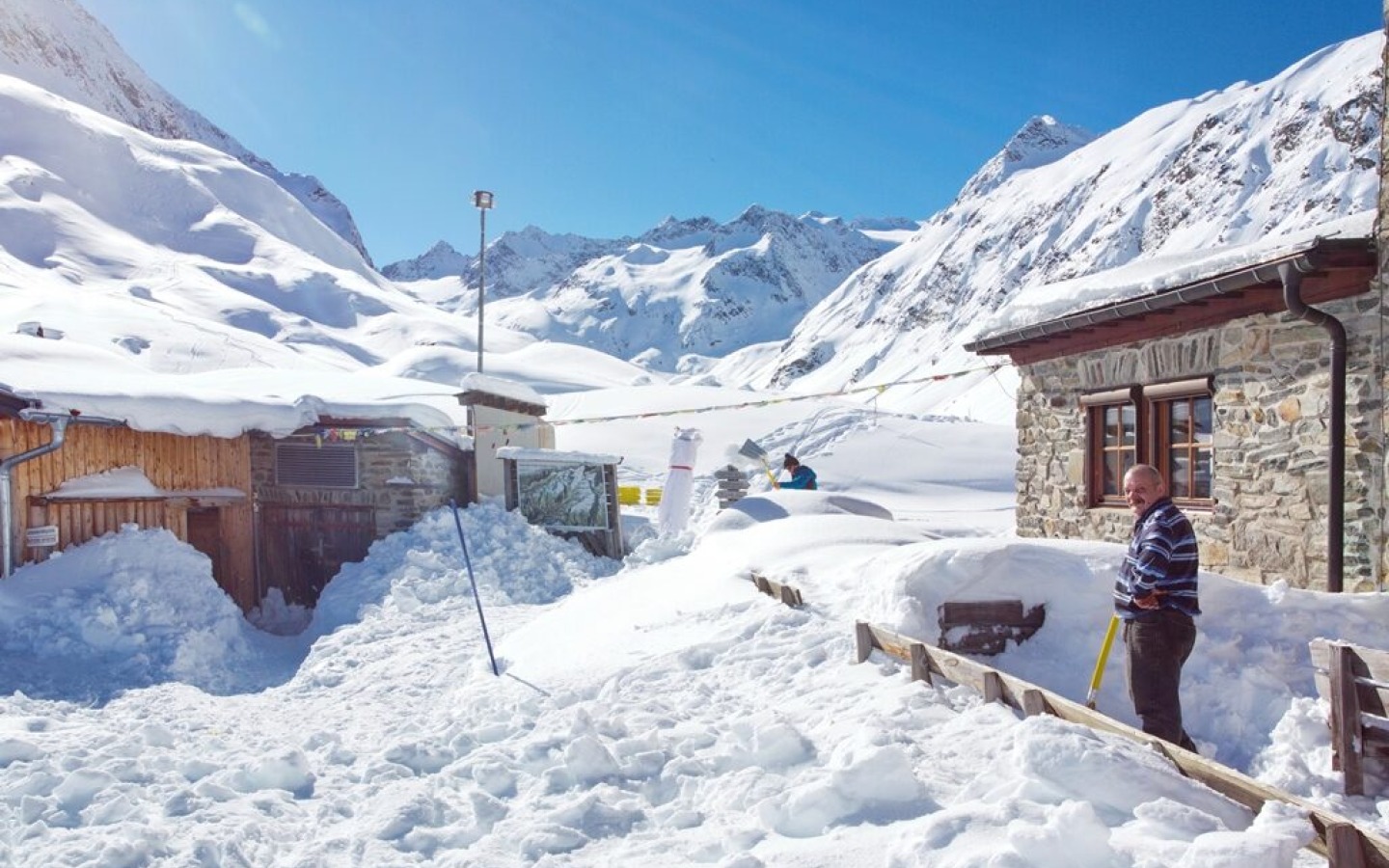 Dream conditions on today's ski tour!