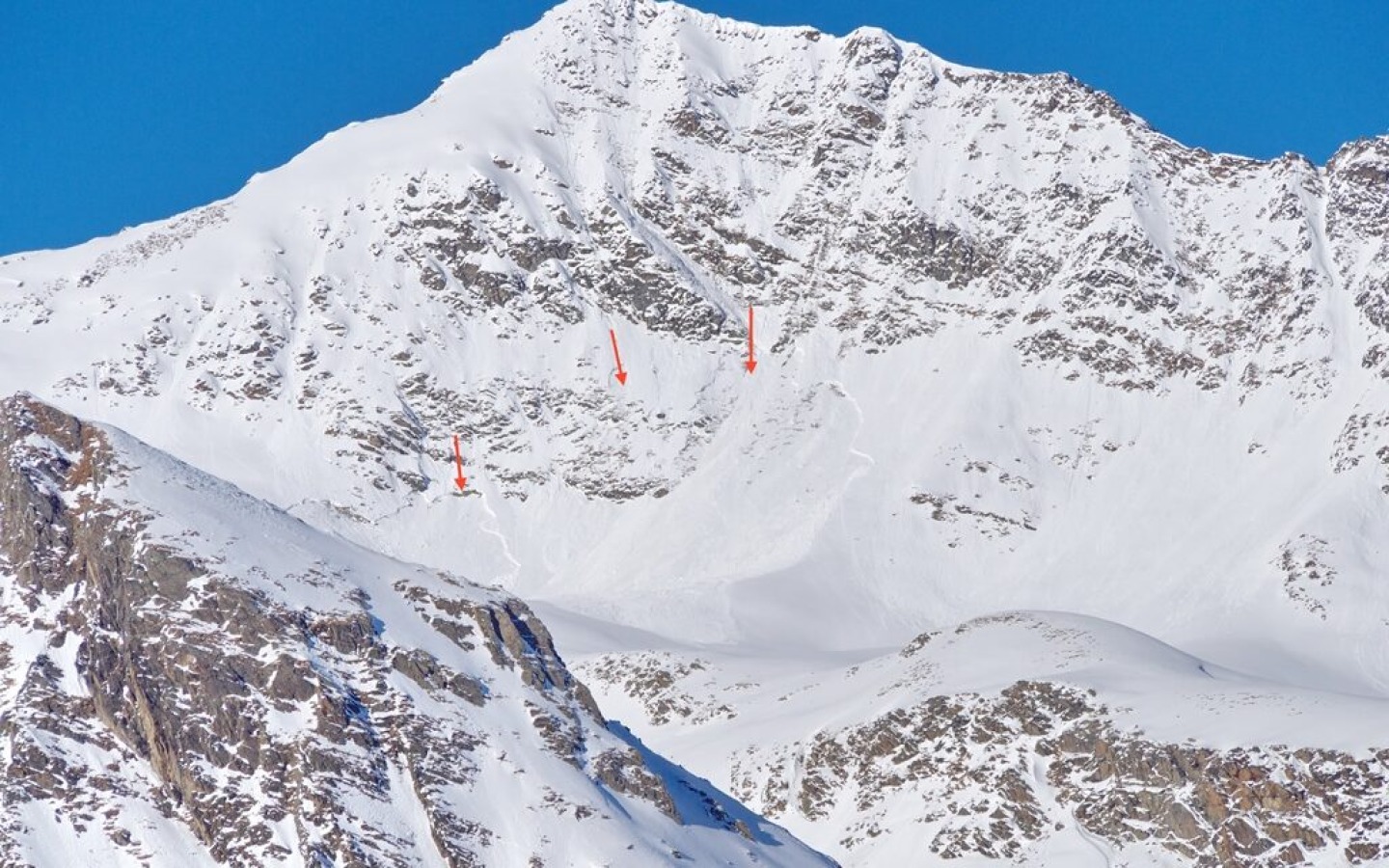 More on the summit flank of the Schafgrübler.