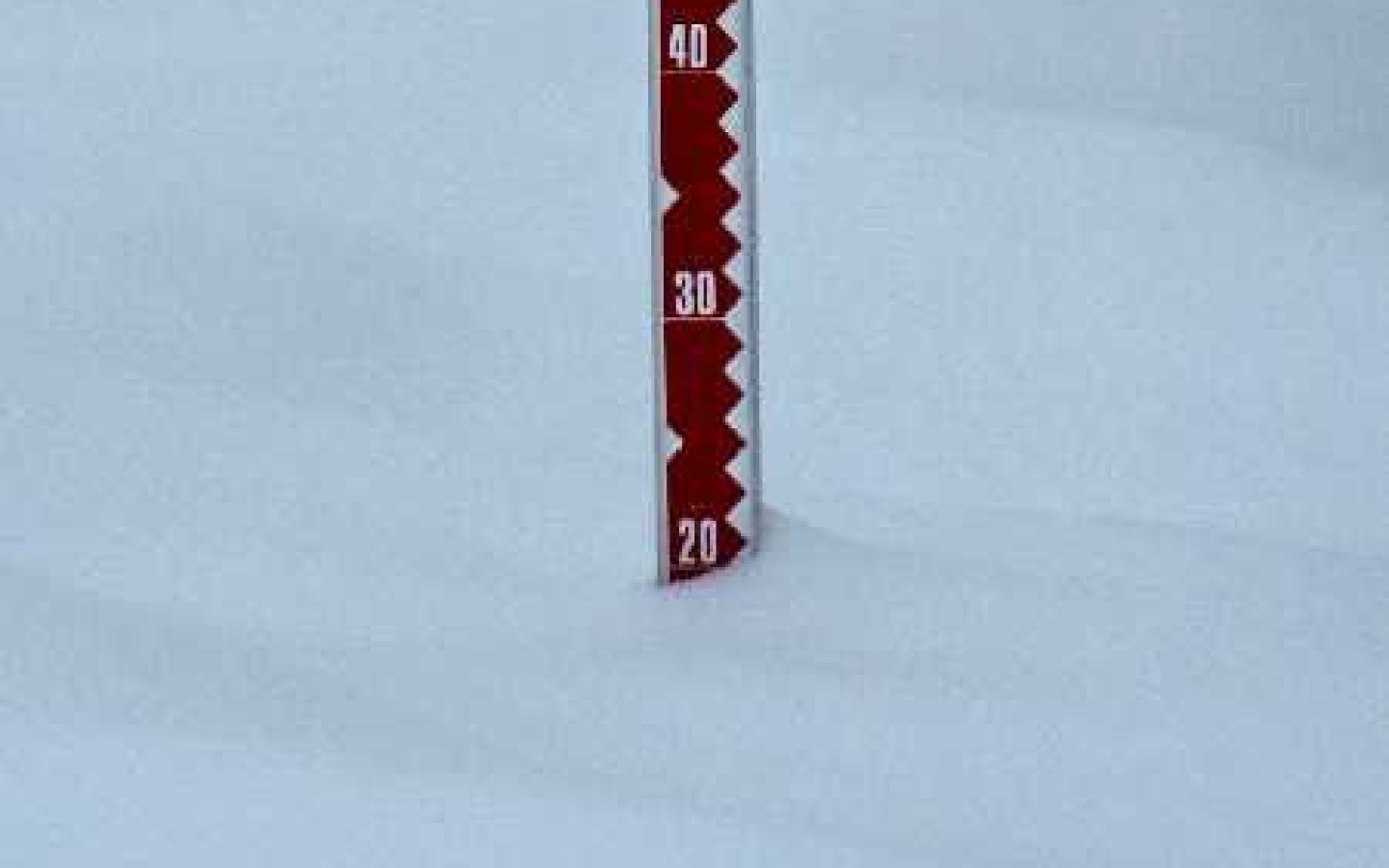 Mehr Neuschnee als angekündigt!
