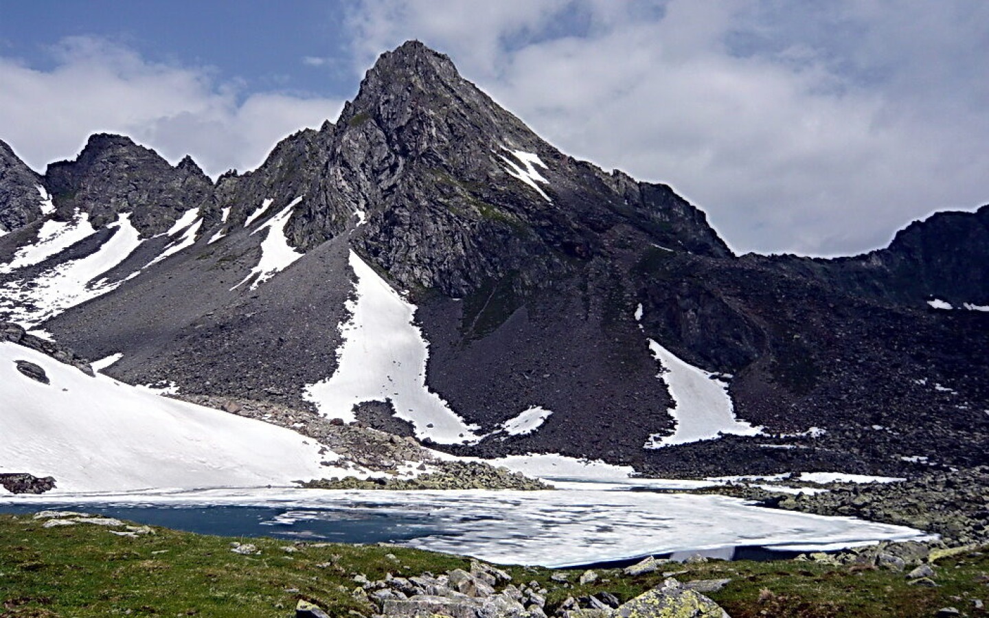 Weg zum Rinnensee nahezu schneefrei