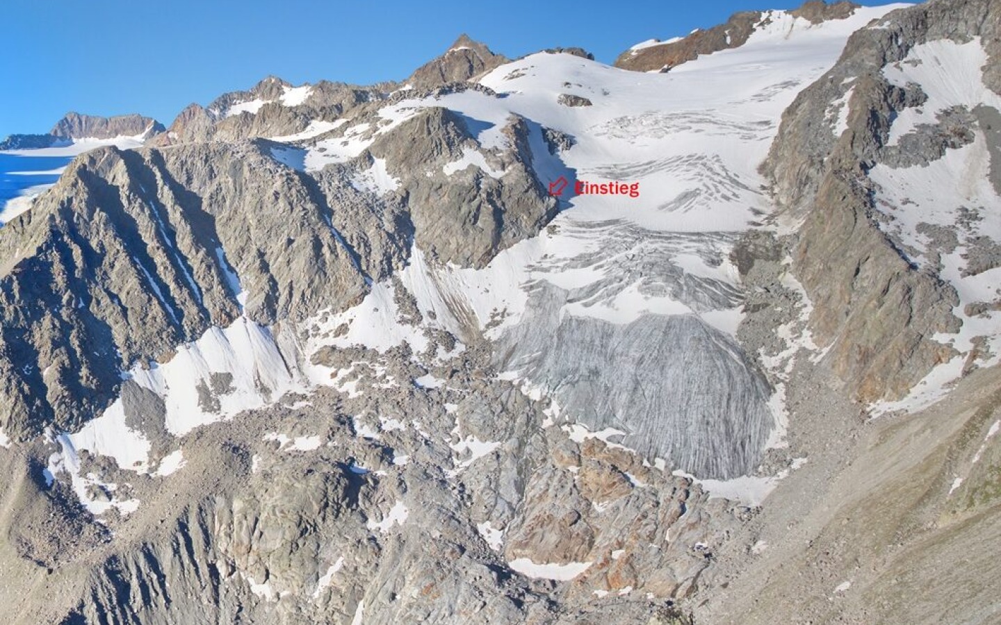 New interesting combined ice and rock climbing route opened up in the area of the Wilder Turm!
