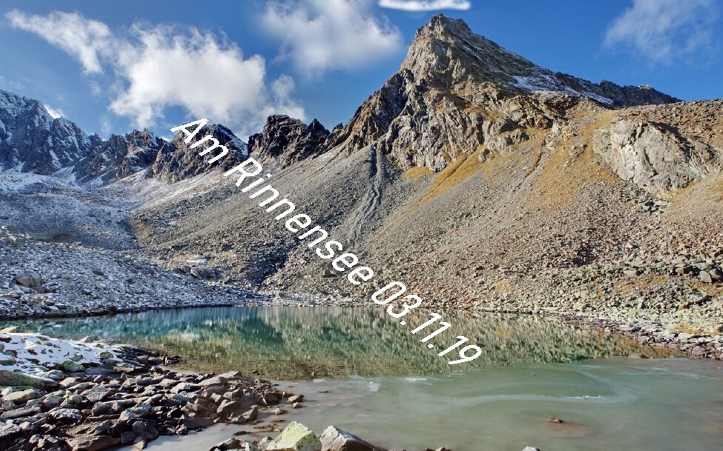 3.11.19 Winter will probably soon be in charge at this altitude!