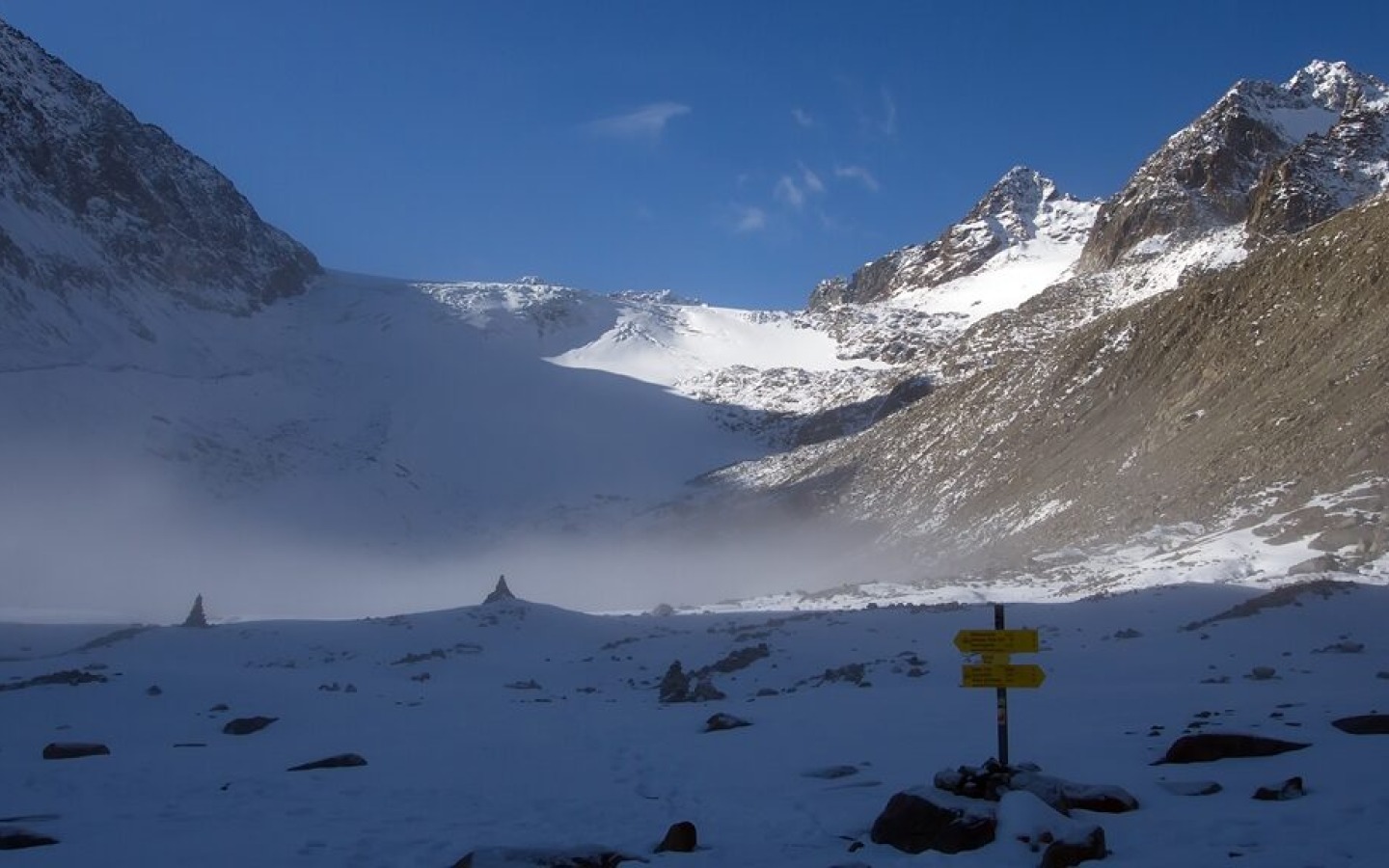 Fresh snow – a cosmetic touch for the glaciers